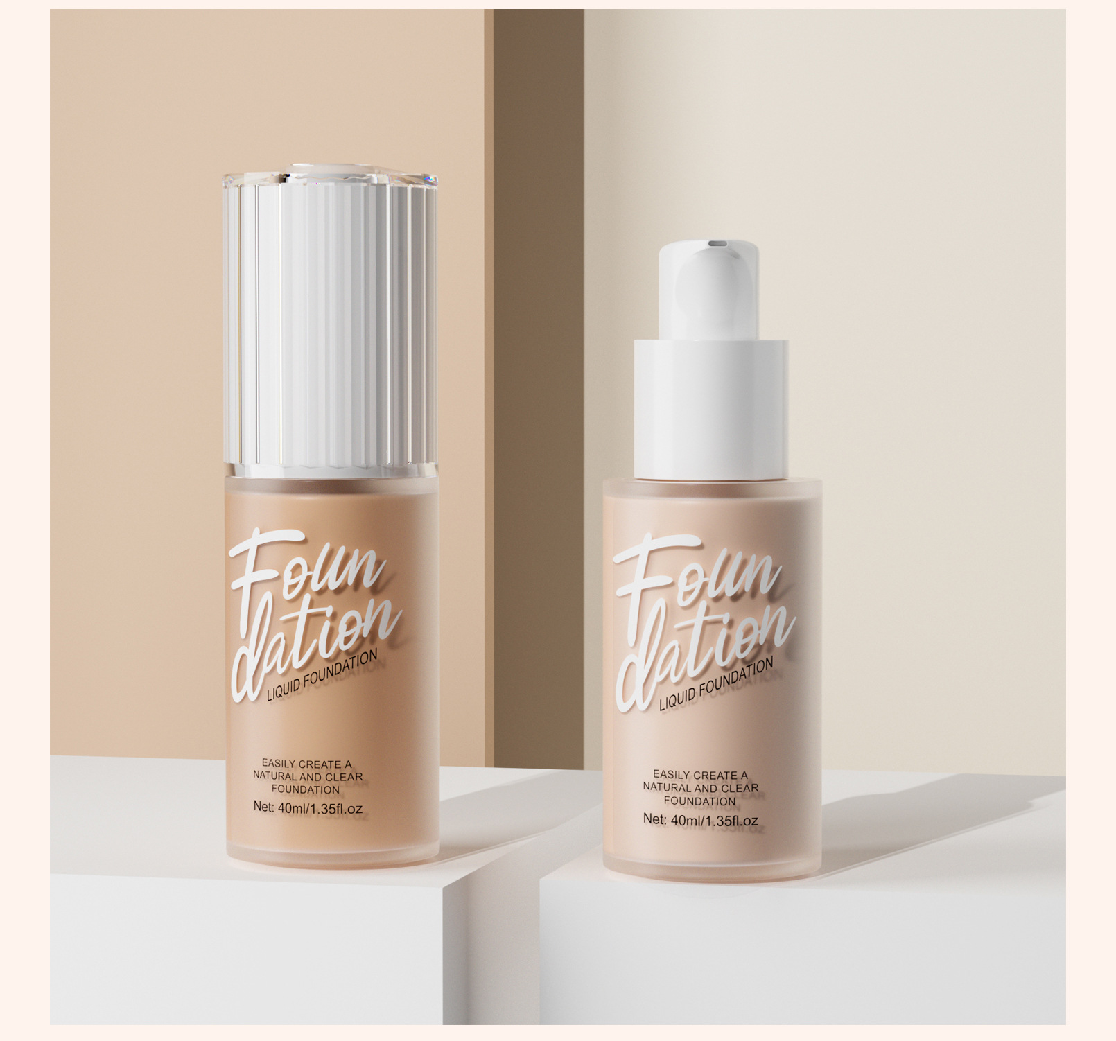Hellokiss Foundation is a clear, smooth, natural and long-lasting European and American Foundation matte foundation makeup undefined
