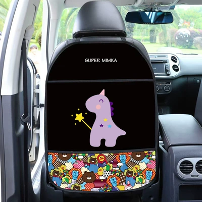 Car seat anti-kick cushion rear Chair back anti-kick pad - unicorn-ordinary-model