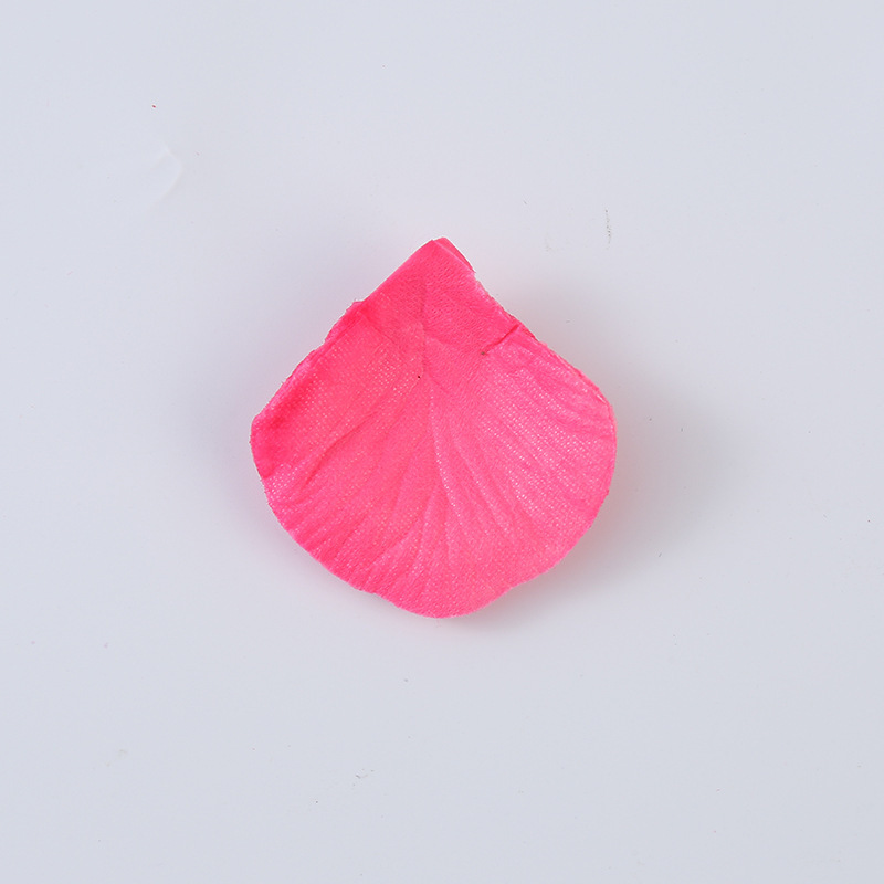 No tejido laminado 100 pétalos de flores, pétalos de boda, pétalos de flores falsos, pétalos de rosas, precio especial