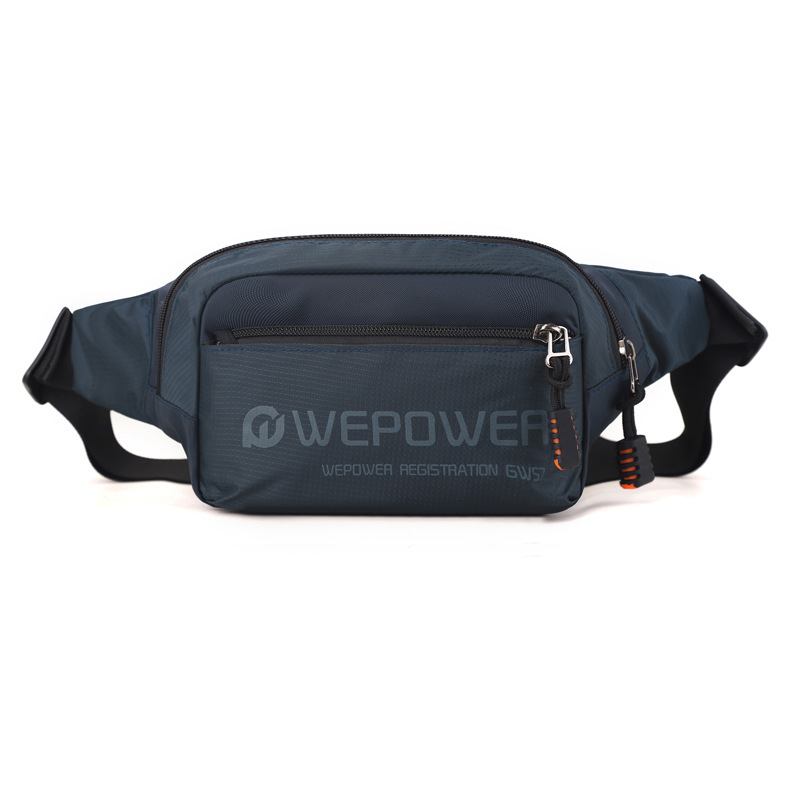 WEPOWER nuevo tipo de bolso de cintura para hombres, bolso de hombro para viajes deportivos al aire libre, bolso de pecho multifuncional para montar