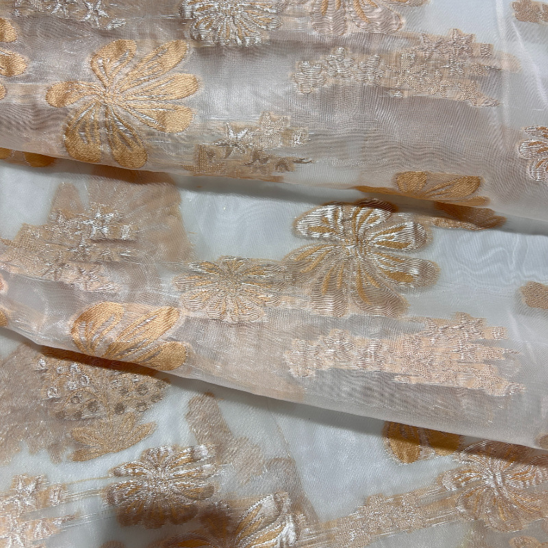 25 nuevo después de la tela de tejido de poliéster toda la tela de tejido de moda de ropa de mujer Jacquard