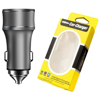 Charger Car Charger Wholesale, Mobil şarj cihazları - pd01-gray-neutral-color-box-packaging
