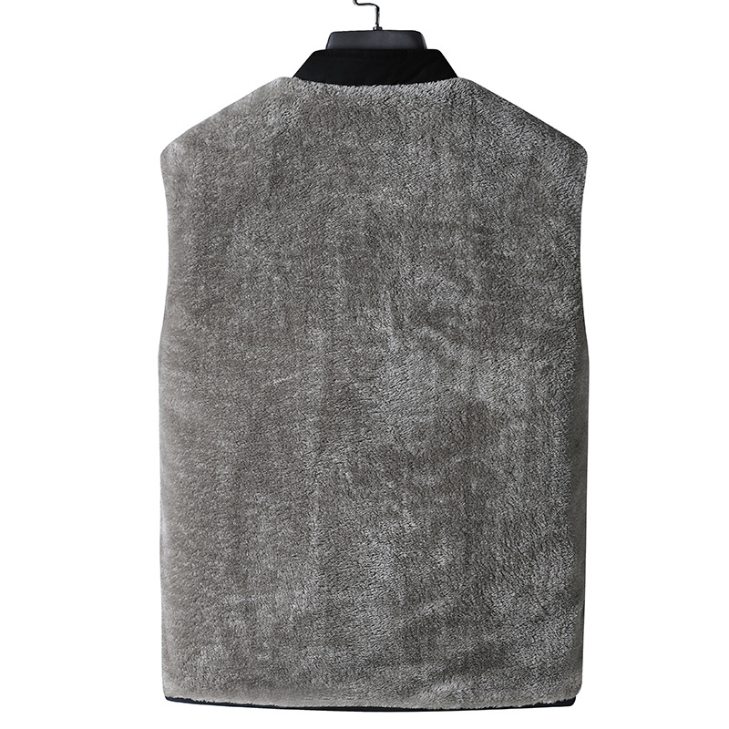 Papá chaqueta de invierno más chaqueta gruesa de vello 50 años 70 años de edad de mediana edad ropa de hombre primavera y otoño ropa caliente