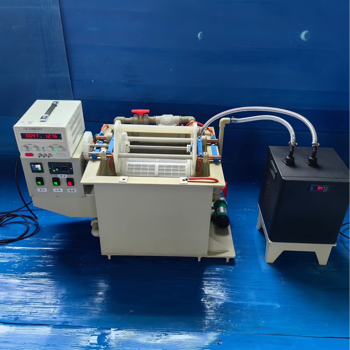 厂家生产加工现货5公斤带冷却制冷试实验小型70L滚镀锌锡桶筒笼篮