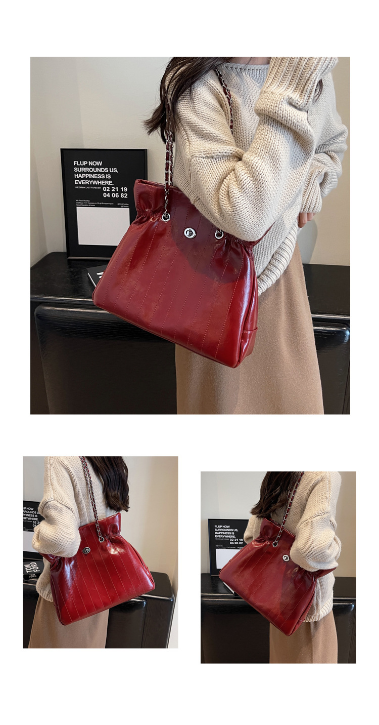 Retro dames schoudertas grote capaciteit lederen handtas_voghion.com