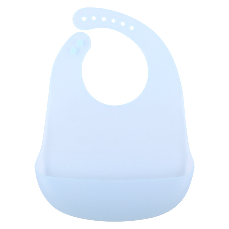 Nuevo bebé babero de silicona ultra-delgado babero impermeable resistente a las manchas bebé babero