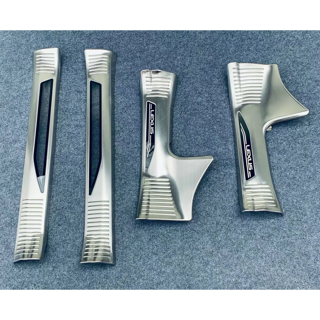 Suitable for 22 Models of Lexus Nx, Interior and Exterior Door Sill Strips, Car Decorative Sequins, Modification Accessories