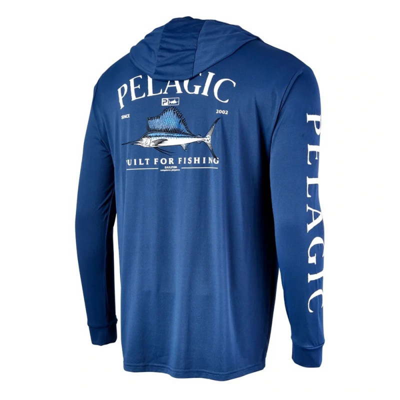 Pelagic Fishing Cloth Men's Spring and Summer New Sun Protection Breathable Long-Sleeved T-Shirt Fishing Clothing