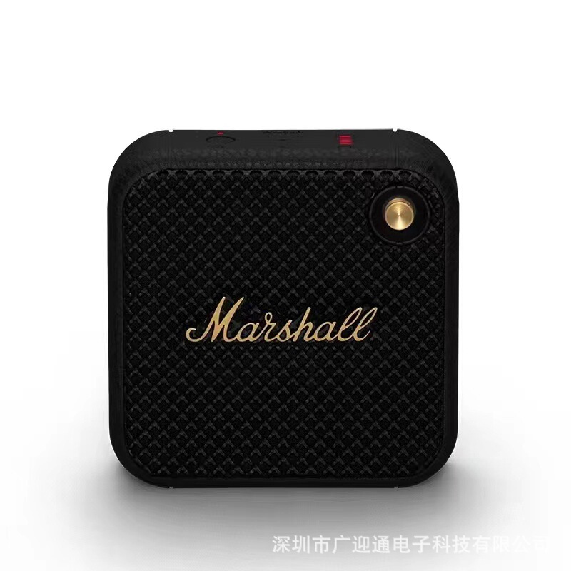 Willen Outdoor Square Wireless Bluetooth Speaker Suitable for Foreign Trade, High-Quality Portable Subwoofer Marshall Willen Outdoor Square Wireless Bluetooth Speaker Suitable for Foreign Trade, High-Quality Portable Subwoofer Marshall