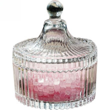 New gift of scented candle cups with lid glass candy jar