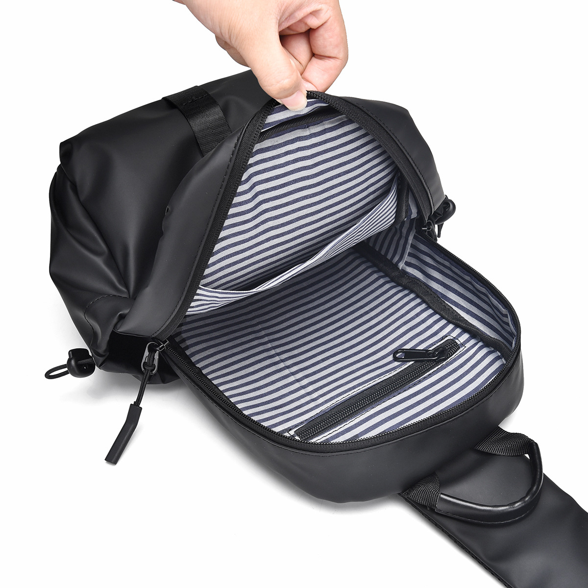 Bolso de pecho resistente a las salpicaduras para hombres de gran capacidad 2024 nuevo bolso de mensajero en el pecho deportivo de ciclismo