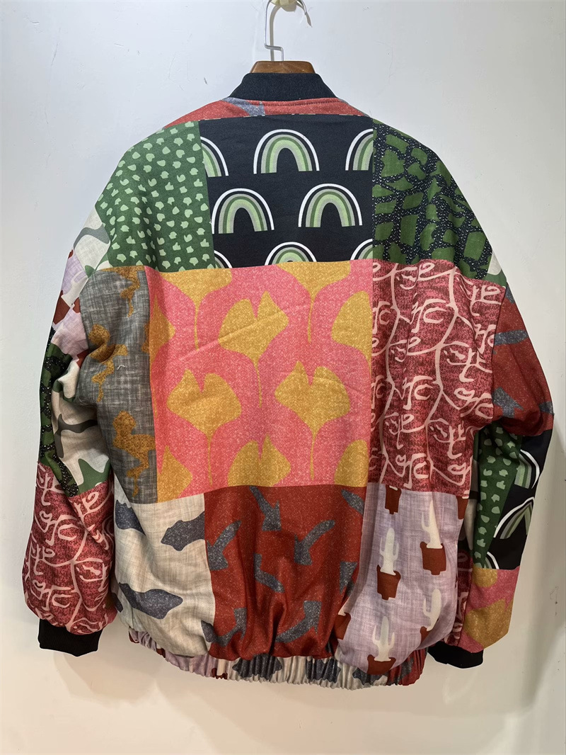 Women's clothing 2024 summer new style contrasting short casual jacket_voghion.com