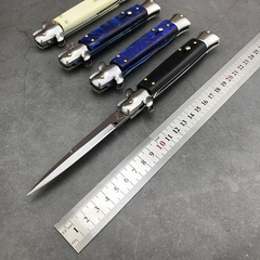 国境を越えて人気のあるイタリアakc屋外折り畳み刀野外徒歩高硬度防身工具キャンプ折り畳み刀