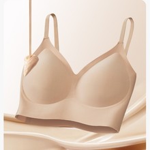 内衣消失术无痕内衣隐形文胸肩带背心果冻软胶舒适聚拢无钢圈文胸