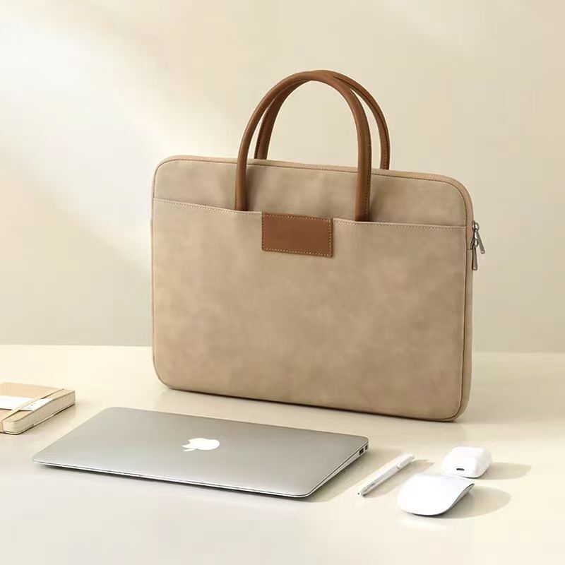 高档商务手提电脑包适用苹果笔记本macbook air Pro13手提包华为1|undefined