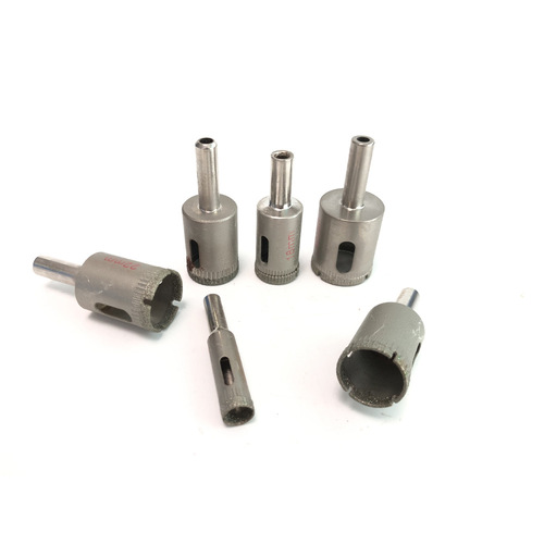 Emery glass hole opener grinding and rounding tools marble drilling and positioning drill bits factory direct sales