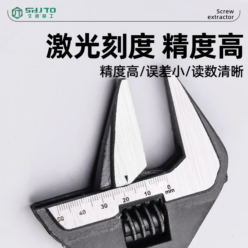 Los fabricantes venden al por mayor reparación multifuncional, plomería, herramientas de hardware para el hogar, llaves ajustables de gran apertura de alta resistencia