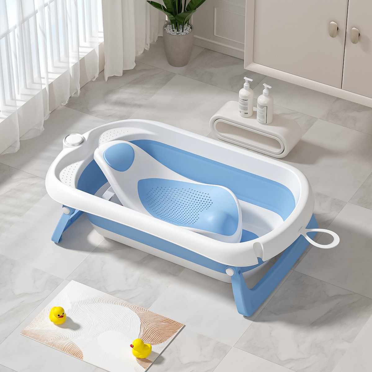 Arthur Azul Ten Rack de baño