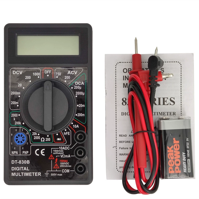 DT830B мультиметр трансграничная Внешняя торговля цифровой универсальный измеритель экспорт нейтральный источник внешней торговли заводская специальная цена