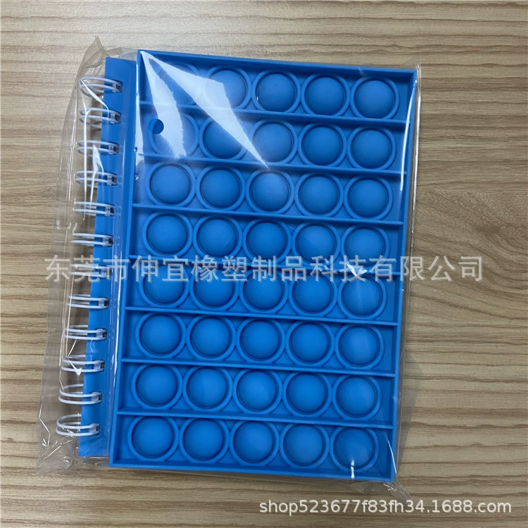 New pop notebook small silicone cover notebook decompression bubble notepad interesting science and education stationery