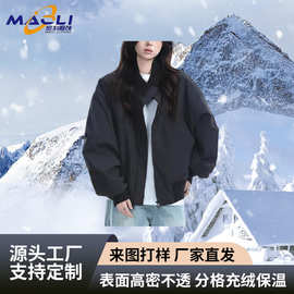 韩版款式棉衣新款冬季时尚羽绒棉服毛领加厚棉衣洋气棉袄