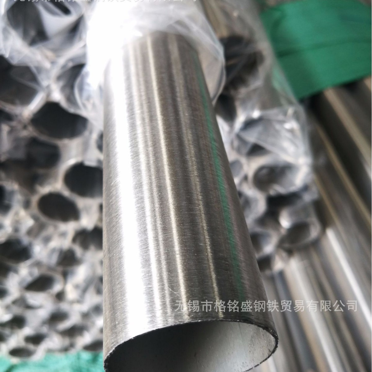 201不锈钢装饰管  38*1.5  表面拉丝 201装饰管 楼梯扶手用