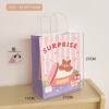 Small cartoon handheld bag, Birthday gift, internet celebrity