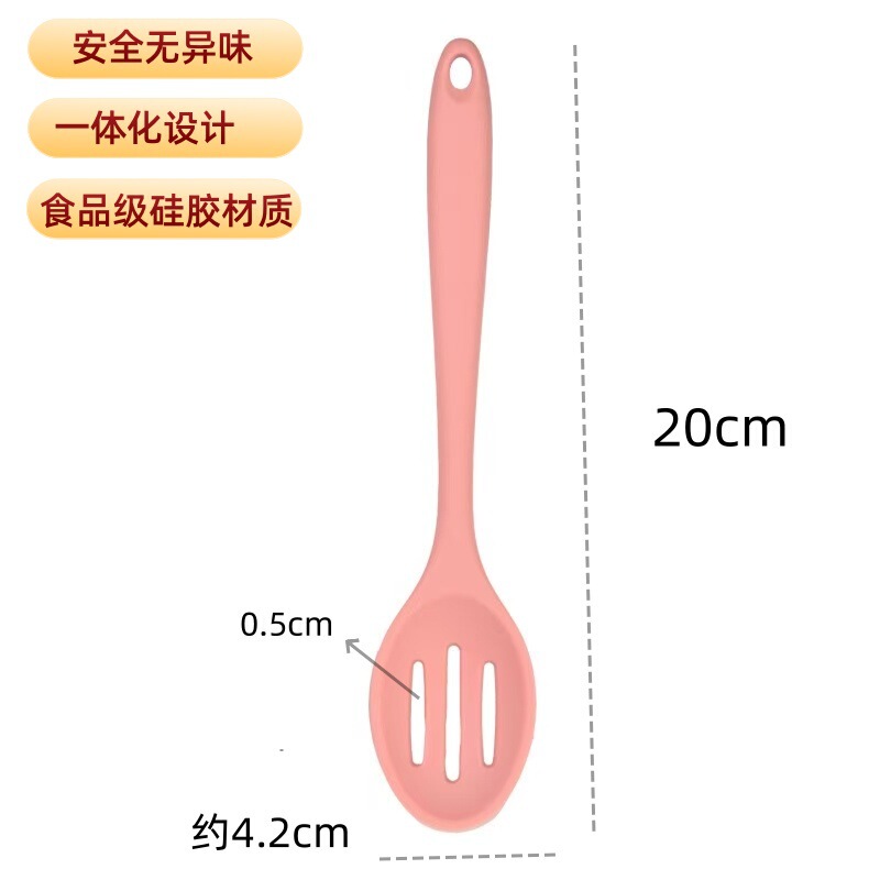 一体型シリコンスパチュラ、ノンスティック専用調理スパチュラ、食品グレードの家庭用フライパンスプーン、高温耐性キッチン用品セット|undefined