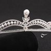 Hair accessory from pearl for bride, fashionable crown suitable for photo sessions for princess, suitable for import, Birthday gift