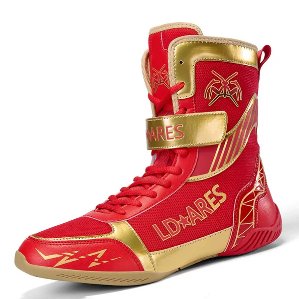 Dropshipping New Men's Large Size Training Competition Fighting Wrestling Shoes Non-Slip Wear-Resistant Boxing Shoes New Code