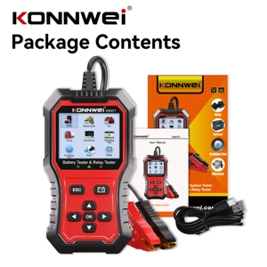 Kw371 Can Be Branded as a 6V12V 24V Car Battery Charger and Tester + Battery Tester Two-In-One