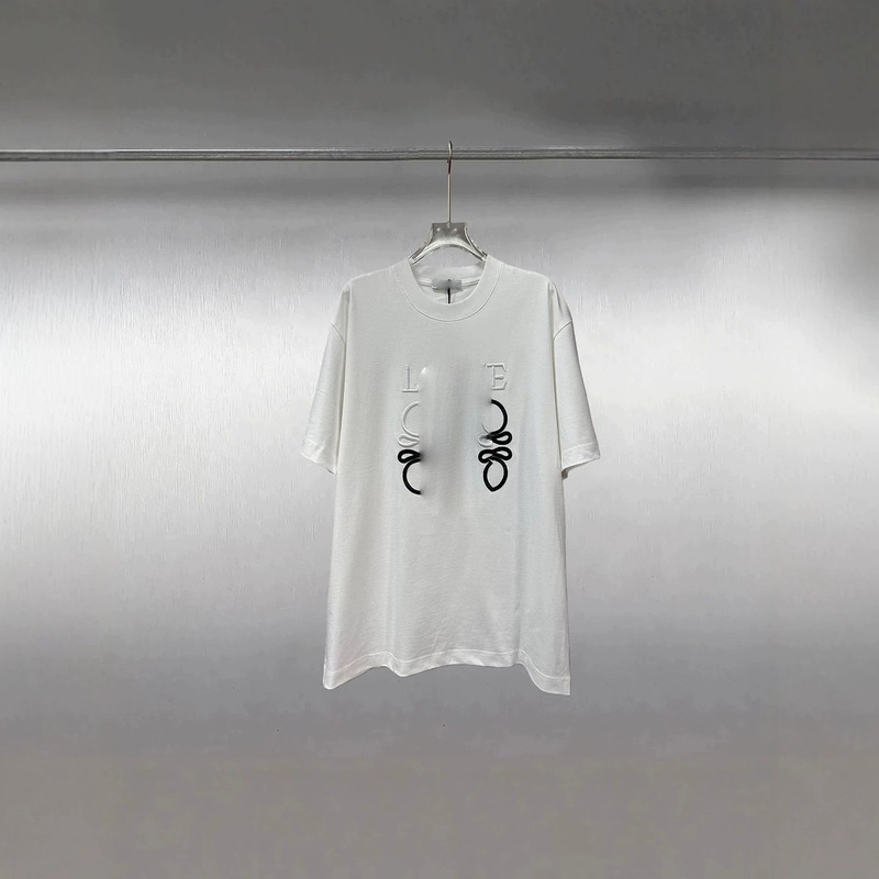 Correct version. High-end version of the new Loewe 26S pure cotton premium series short-sleeve T-shirt, unisex and versatile Correct version. High-end version of the new Loewe 26S pure cotton premium series short-sleeve T-shirt, unisex and versatile
