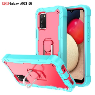 New style suitable for Samsung a02s International version a12 a32 a52 transparent protective cover 2-in -1 PC anti-fall case