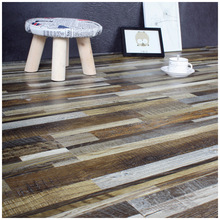 做旧地板自带胶pvc地板个性复古地板革加厚防水防滑环保地板贴纸