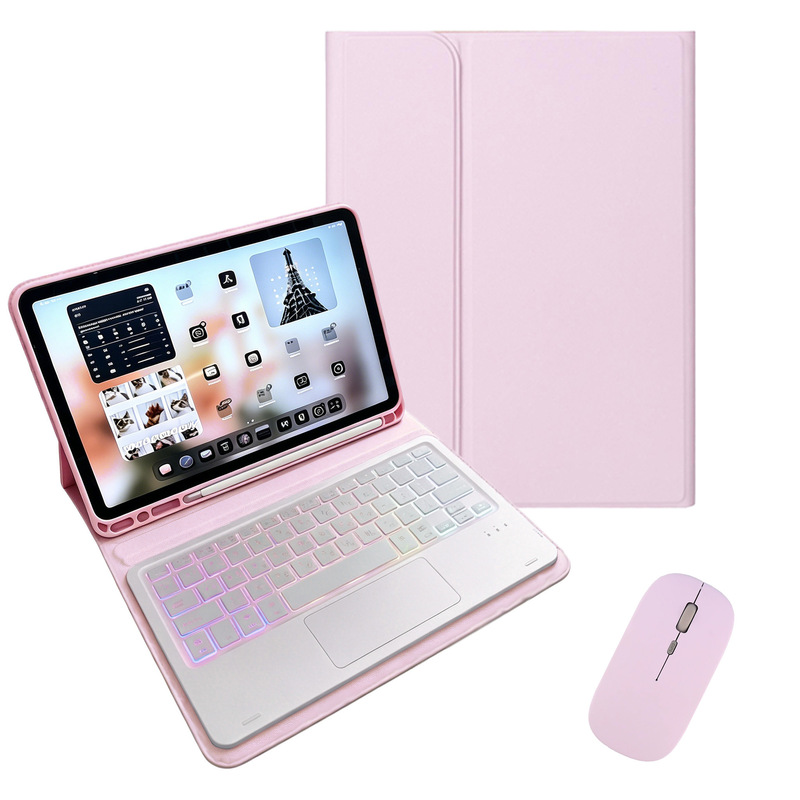 Galaxytaba 11inch Protective Case A9+ Backlit Bluetooth Keyboard Detachable Touchpad Suitable for S10Lite Cross-Border