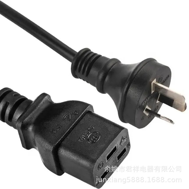 Australian Plug Power Cord C19 Connector Power Cord Saa Australian Standard Three-Pole 15A Plug