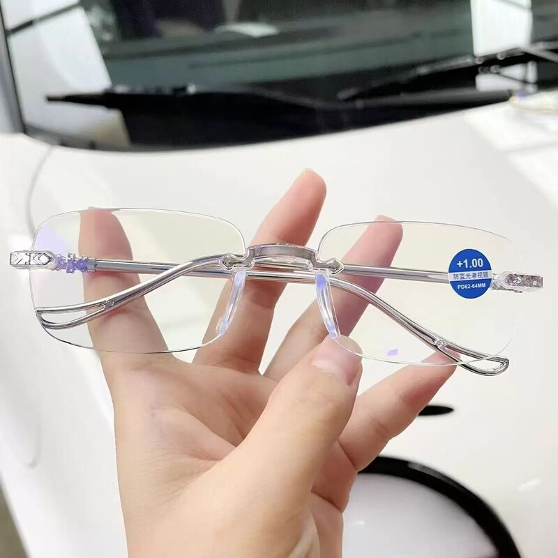 黒科技非知能ズーム一体式自動調節老眼鏡無枠ダイヤモンド走江湖露店老眼鏡|undefined