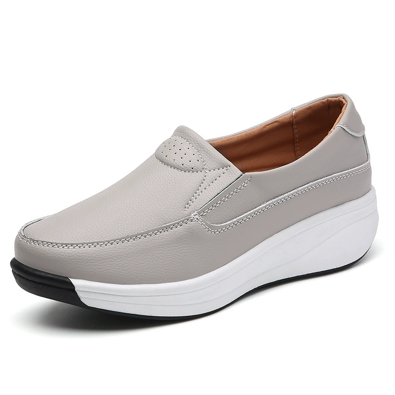 Кроссовки на плоской подошве Sea-side Sisters Platform Sneakers для женщин - стиль Корейский, повседневные туфли, черный/бежевый/серый, размеры 35-41