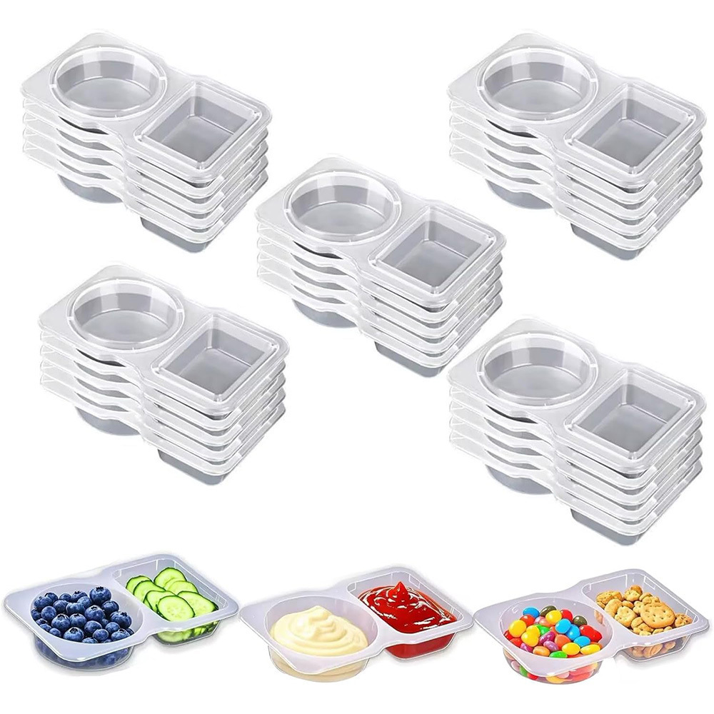 Caja de salsa desechable, caja de condimentos, taza de inmersión, caja de salsa, caja de jugo, caja de embalaje, explosión transfronteriza de Amazon