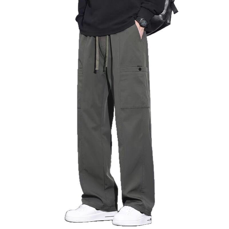 Camisas menos ropa militar verde americano pantalones de trabajo para hombres más bolsillos 2025 pantalones de primavera para hombres pantalones retró recto