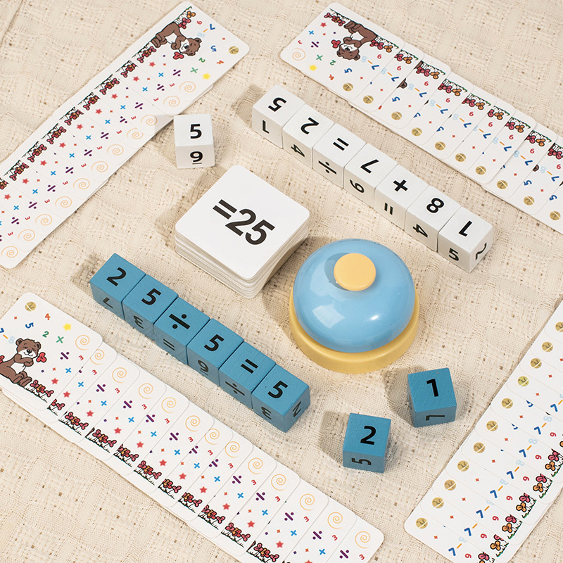 Quick Calculation 24-Point Digital Block Battle Game Math Addition, Subtraction, Multiplication, and Division Thinking Training Children's Educational Toy Quick Calculation 24-Point Digital Block Battle Game Math Addition, Subtraction, Multiplication, and Division Thinking Training Children's Educational Toy
