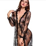 午夜魅力 Кружевное нижнее белье, банный халат, сексуальная длинная юбка, пижама, большой размер