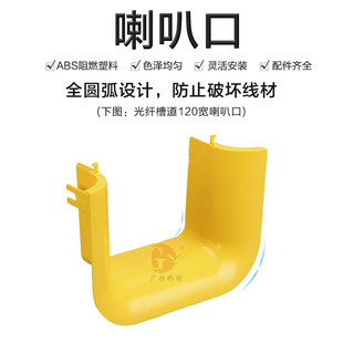Bellop Mouth 120 Wide Outlet Fiber Mouth Guangyu Abs Fiber Optic Groove Plastic Pigtail Groove Dustproof Bridge