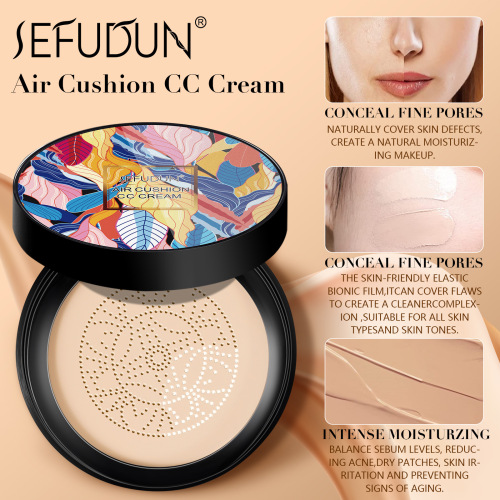 SEFUDUN mushroom head liquid foundation air cushion bb cream mushroom air cushion cc cream liquid foundation moisturizing isolation concealer