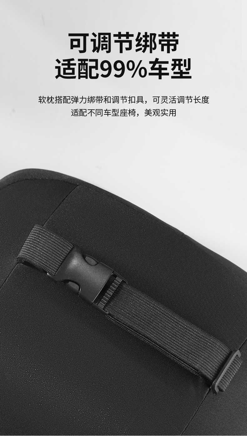 Car Electric Massage Lumbar Support Cushion with Heating for Long Sitting in the Car