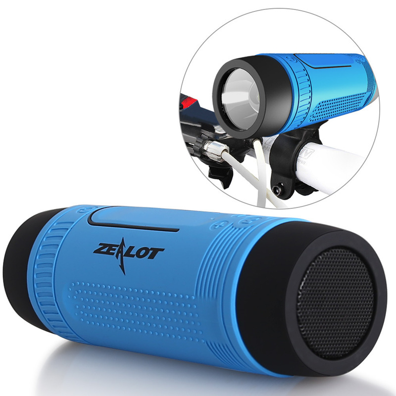 Fanatic S1 Outdoor Waterproof Bluetooth Audio Waterproof Card Charging Treasure Car Riding Flashlight Wireless Speaker
