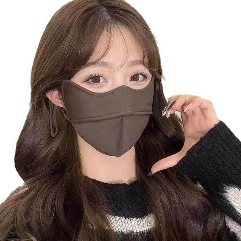 Máscara de protección solar de seda de hielo tridimensional de verano 3D protección de los ojos aislamiento térmico transpirable protección solar exterior protección UV máscara facial