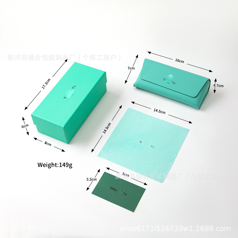 Spot al por mayor nueva caja de gafas de marca de alta gama de moda caja de gafas de sol de alta gama caja de embalaje completa