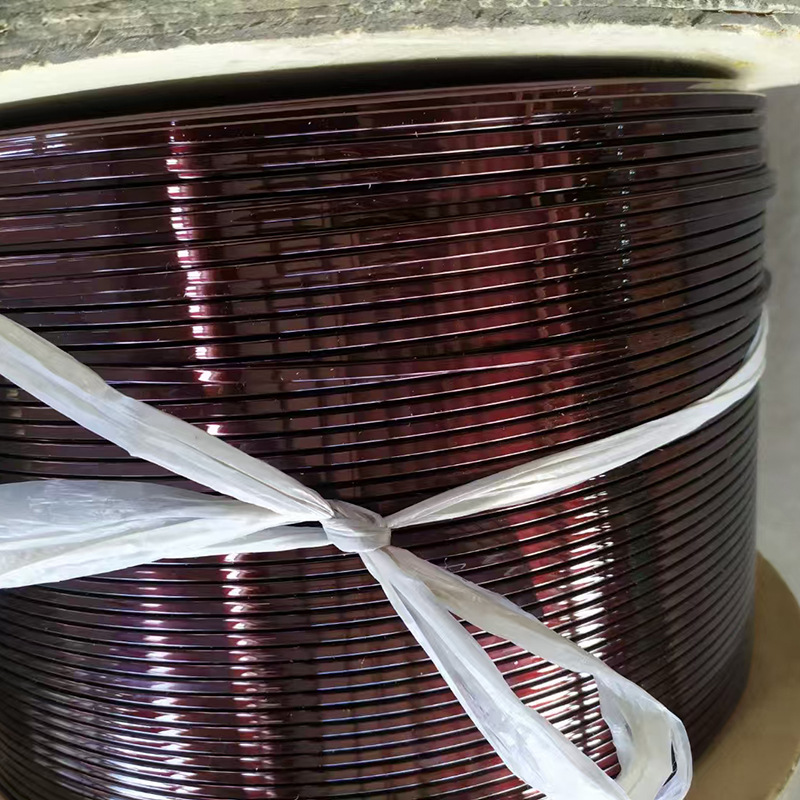 漆包扁铜线 扁平漆包铜线 电机变压器专用漆包扁铜线