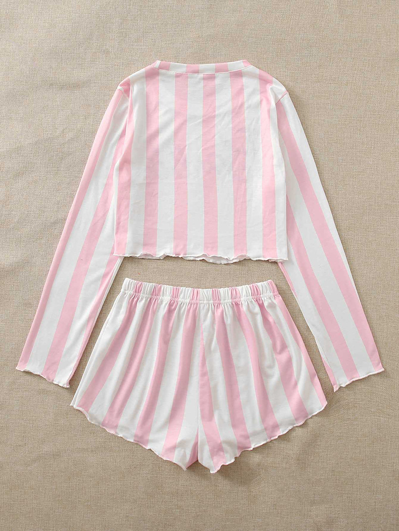 Striped Pajama Set Image 5